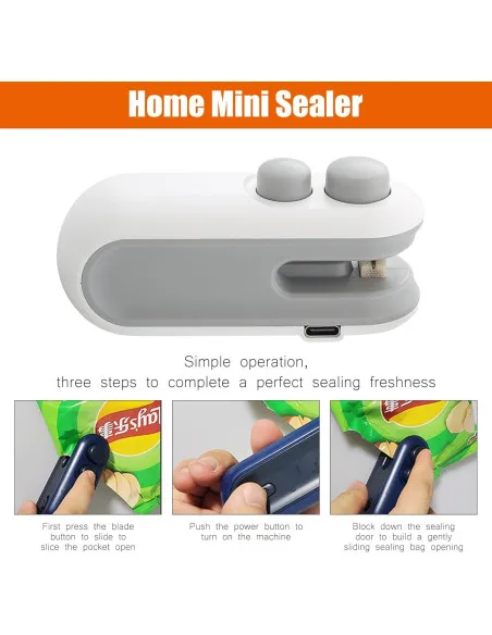 Aparat de sigilat pungi portabil, USB C
