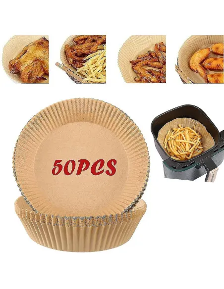 Set 50 buc hartie pentru Air Fryer, de unica folosinta