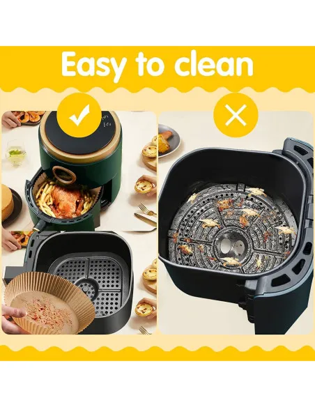 Set 50 buc hartie pentru Air Fryer, de unica folosinta