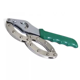 Cheie reglabilă filtru de ulei 4 sectiuni maner verde