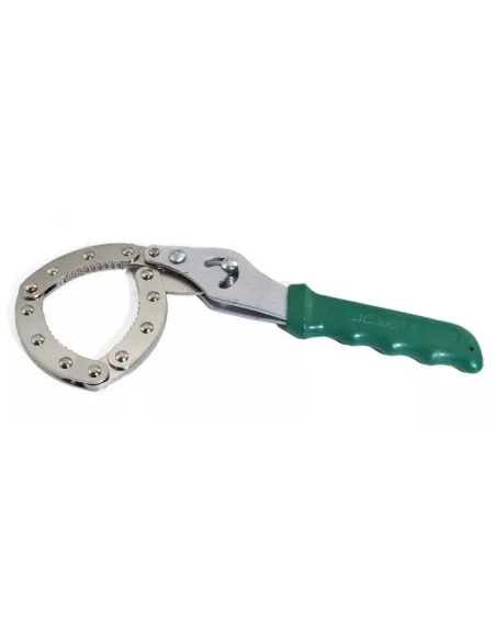 Cheie reglabilă filtru de ulei 4 sectiuni maner verde