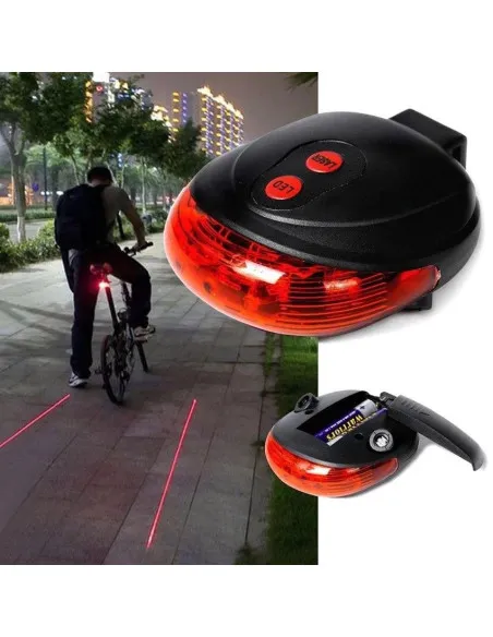 Stop bicicleta cu proiectie laser