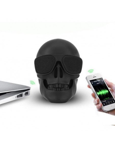 Boxa portabila tip craniu, Bluetooth, 3W