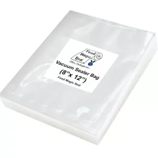 Set 30 pungi pentru aparatele de vidat si sigilat alimente, 17x25cm