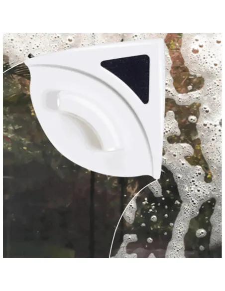 Ștergător Geamuri Magnetic – Albastru, Dublă Curățare, Fără Efort