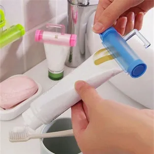 2x Dispenser stors tub pasta de dinti, albastru 2