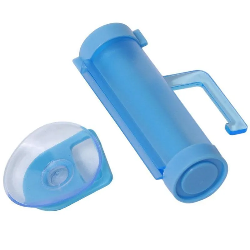 2x Dispenser stors tub pasta de dinti, albastru