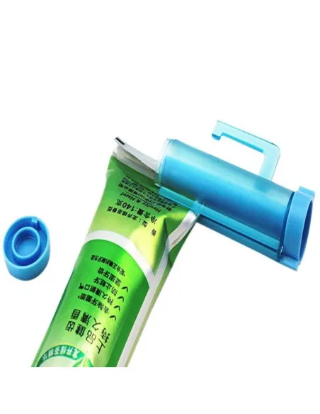 2x Dispenser stors tub pasta de dinti, albastru