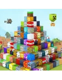 Set 80 Cuburi Magnetice "Mega-Varietate" – Modele Mixte și Unice
