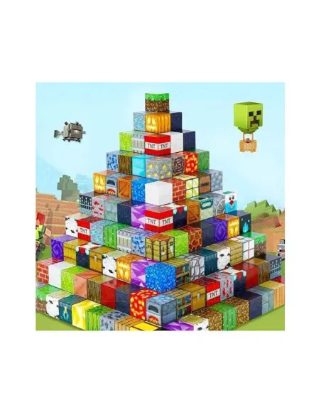 Set 80 Cuburi Magnetice "Mega-Varietate" – Modele Mixte și Unice