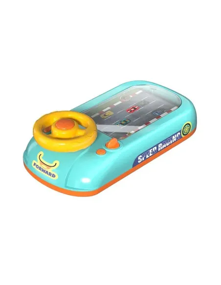 Jucarie Interactiva volan de condus cu circuit curse, sunete si functii, alimentare USB, pentru Copii 3-6 Ani
