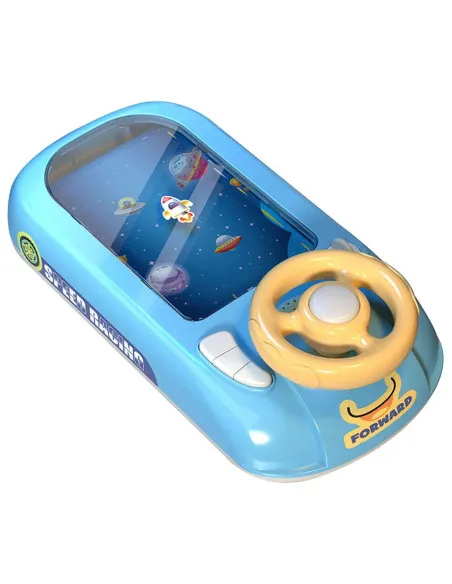 Jucarie Interactiva volan de condus cu circuit curse, sunete si functii, alimentare USB, pentru Copii 3-6 Ani