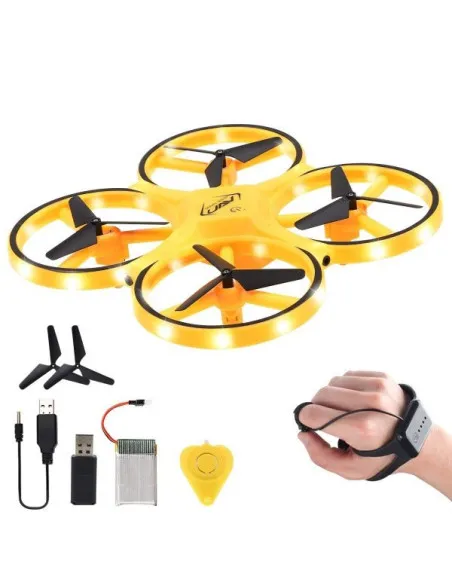 Drona anticoliziune, Quadcopter, Inductie