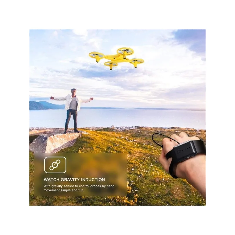 Drona anticoliziune, Quadcopter, Inductie