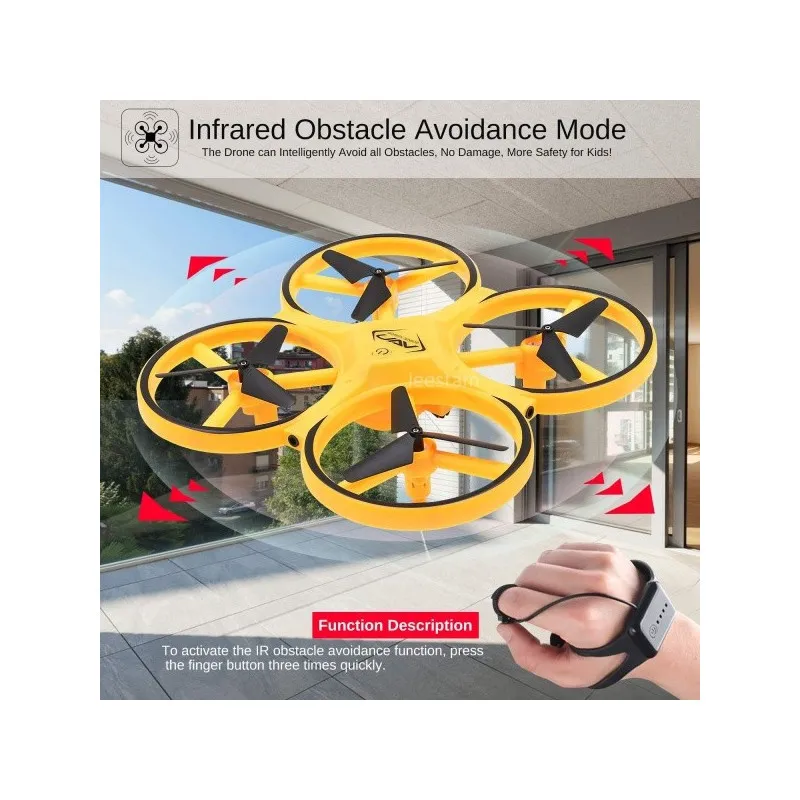 Drona anticoliziune, Quadcopter, Inductie