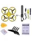Drona anticoliziune, Quadcopter, Inductie