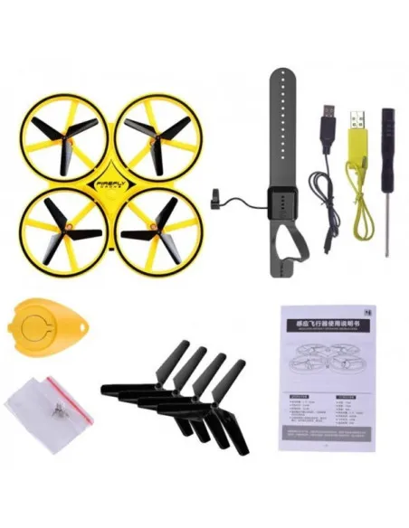 Drona anticoliziune, Quadcopter, Inductie