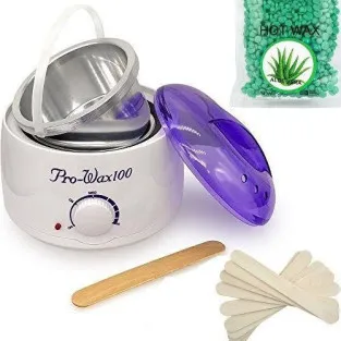 Kit epilare: Incalzitor de ceara + Benzi epilat + 2