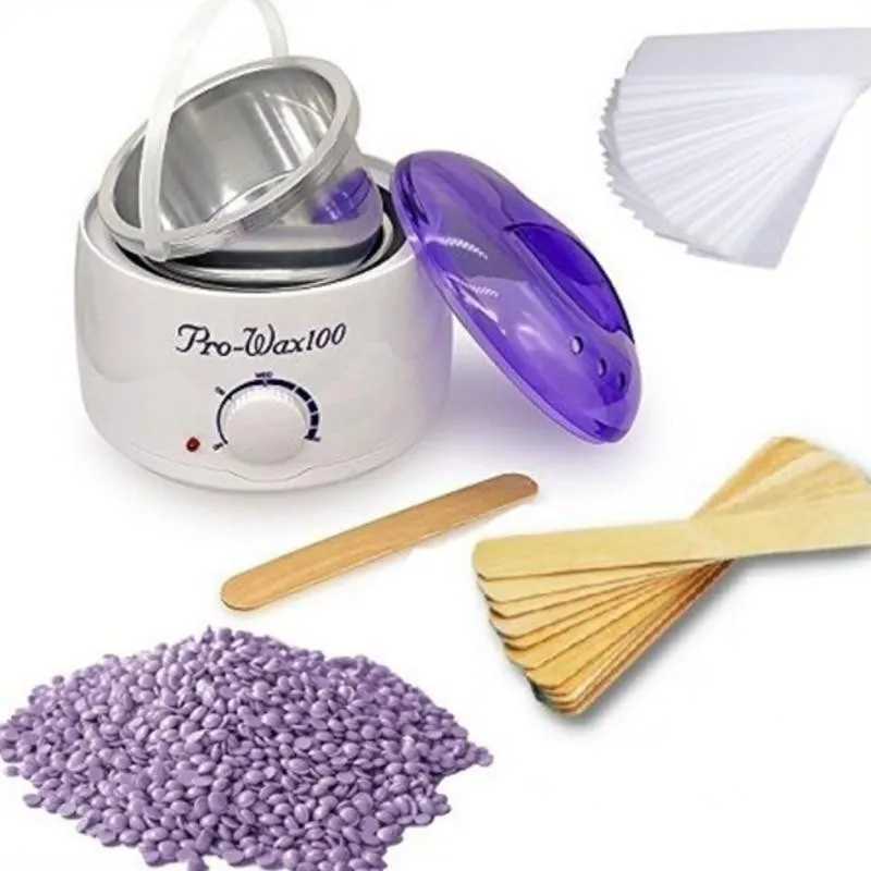 Kit epilare: Incalzitor de ceara + Benzi epilat +