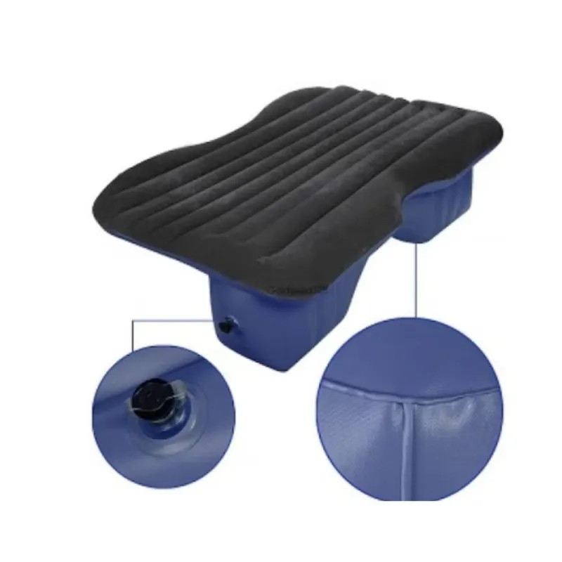 Saltea auto gonflabila 138 x 85 x 45 cm cu pompa electrica inclusa 12v
