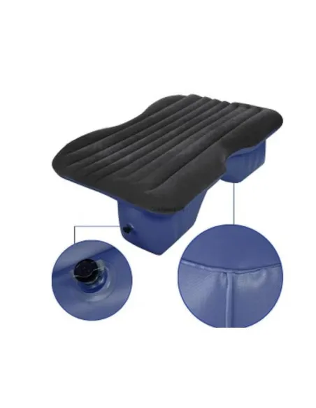 Saltea auto gonflabila 138 x 85 x 45 cm cu pompa electrica inclusa 12v