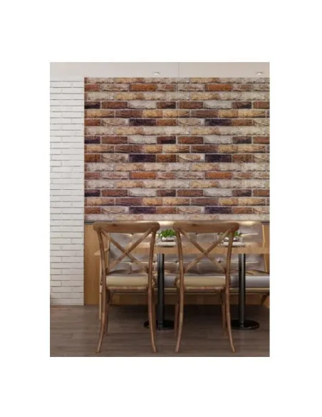 Set 5 x tapet autoadeziv spuma moale 3D, 77x70 cm- model piatra