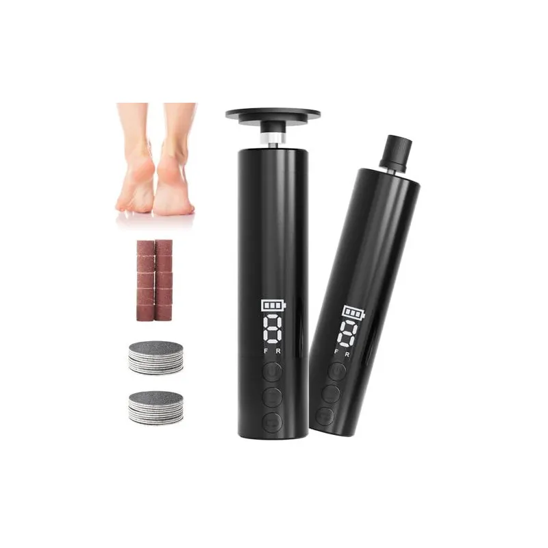 Aparat Pedichiură Electric Mosthink 2în1, 9 Viteze, LED