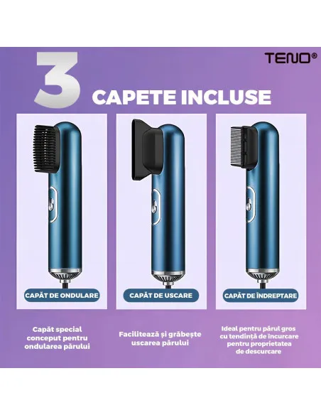 Uscator 3 in 1 Profesional de Par 3 accesorii incluse, 1200W