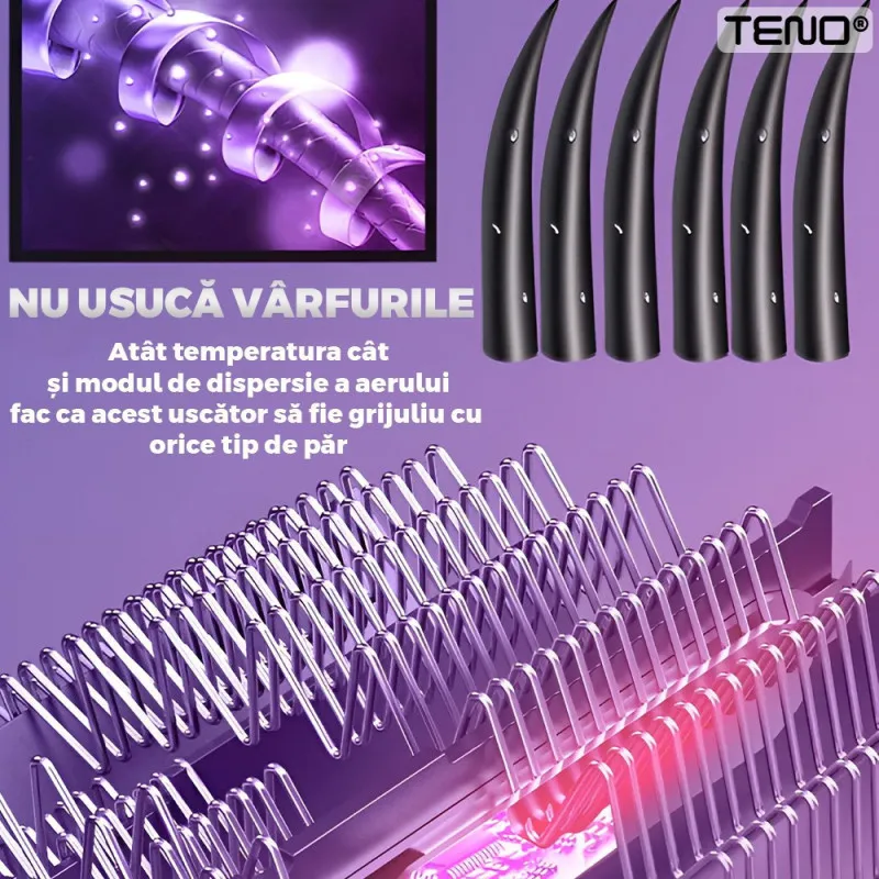 Uscator 3 in 1 Profesional de Par 3 accesorii incluse, 1200W