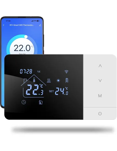 [RESIGILAT] Termostat inteligent BEOK CONTROLS BOT-W506-WIFI pentru sistem de boiler Tuya,Zegbee