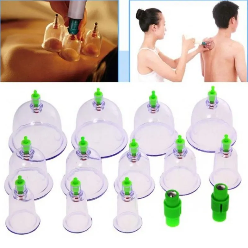 Set de 12 ventuze medicinale terapeutice