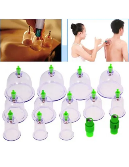 Set de 12 ventuze medicinale terapeutice