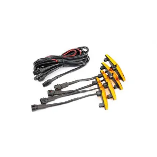 Set 4 x Lumini de zi, decoratie grila fata