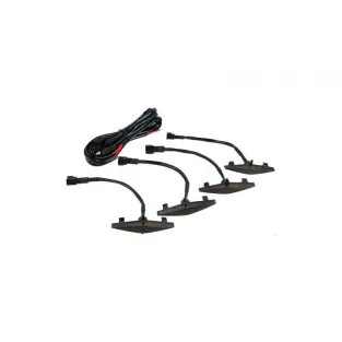 Set 4 x Lumini de zi, decoratie grila fata 2