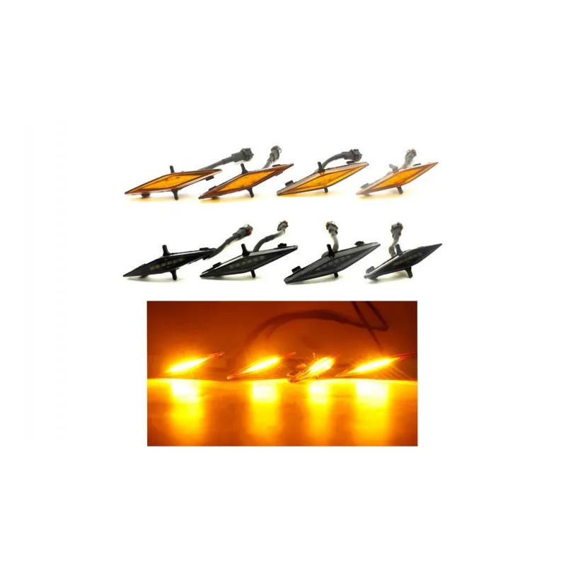 Set 4 x Lumini de zi, decoratie grila fata