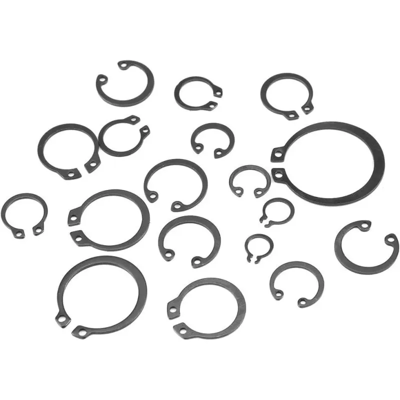 Set 225 sigurante tip inel Seeger pentru interior și exterior – 18 dimensiuni