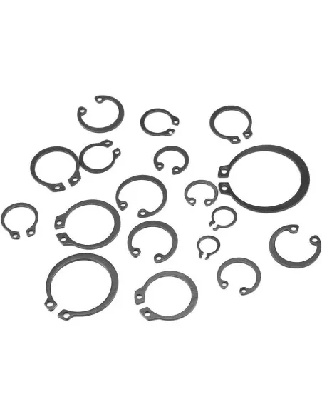 Set 225 sigurante tip inel Seeger pentru interior și exterior – 18 dimensiuni