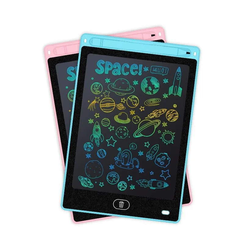 Set 2 Tablete Grafice LCD Digitab pentru Scris și Desenat, Stylus Integrat, Baterie Inclusă