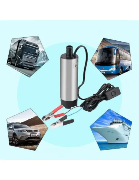 Pompa electrica auto submersibila 12V, 20 l/min