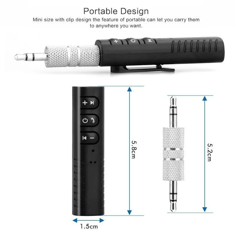 Receptor Bluetooth 3.5mm Wireless BT2