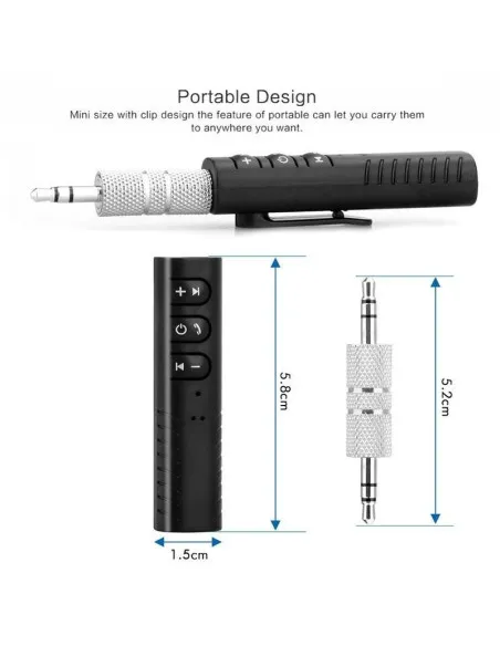 Receptor Bluetooth 3.5mm Wireless BT2