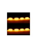 Set 4 x lumini de zi, decoratie grila radiator, 3W