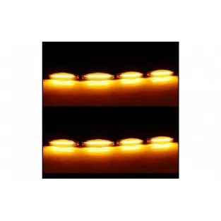 Set 4 x lumini de zi, decoratie grila radiator, 3W 2