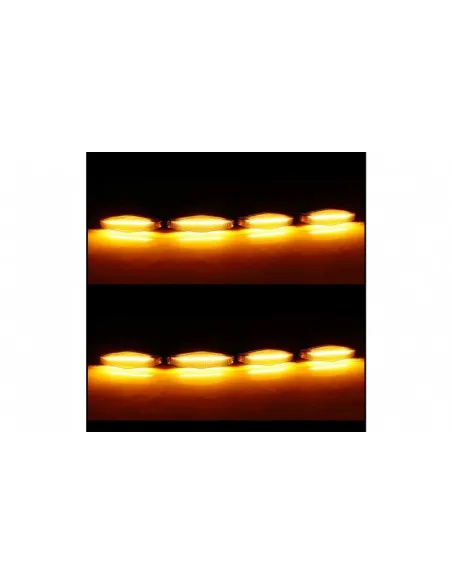 Set 4 x lumini de zi, decoratie grila radiator, 3W