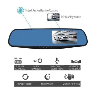 Camera dubla Full HD + Car Kit Bluetooth N8 +