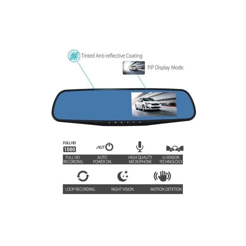 Camera dubla Full HD + Car Kit Bluetooth N8 +