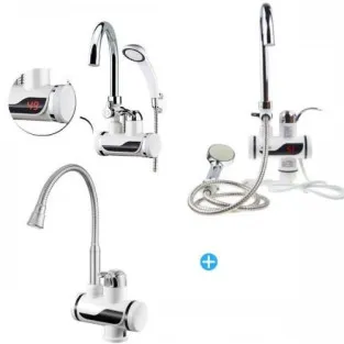 Pachet: Robinet Electric display pentru dus