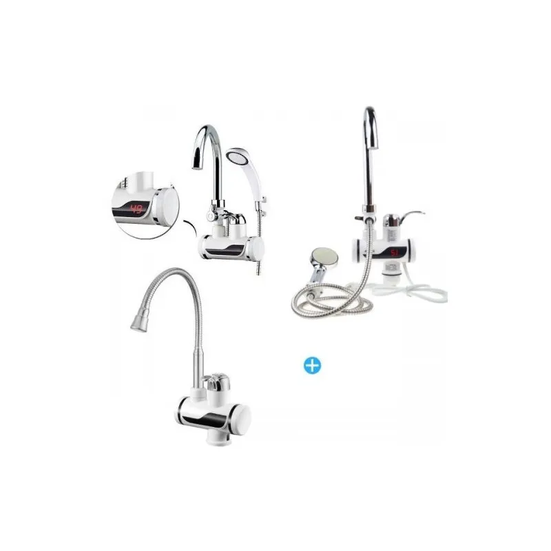 Pachet: Robinet Electric display pentru dus