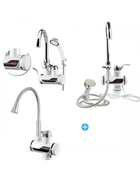Pachet: Robinet Electric display pentru dus