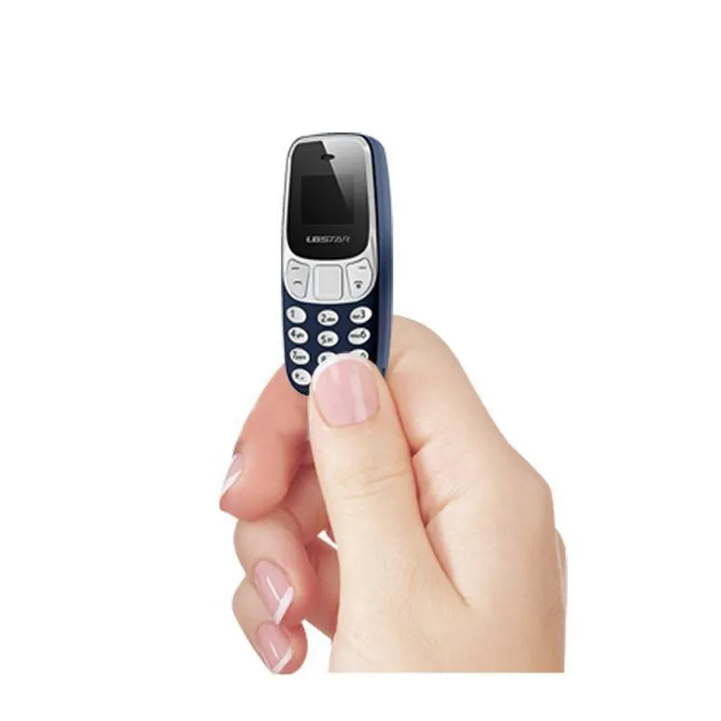 Mini telefon mobil, BM10 Dual SIM, OLED, 7 cm, 30